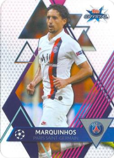 Marquinhos Paris Saint-Germain 2019/20 Topps Crystal Champions League Base card #79